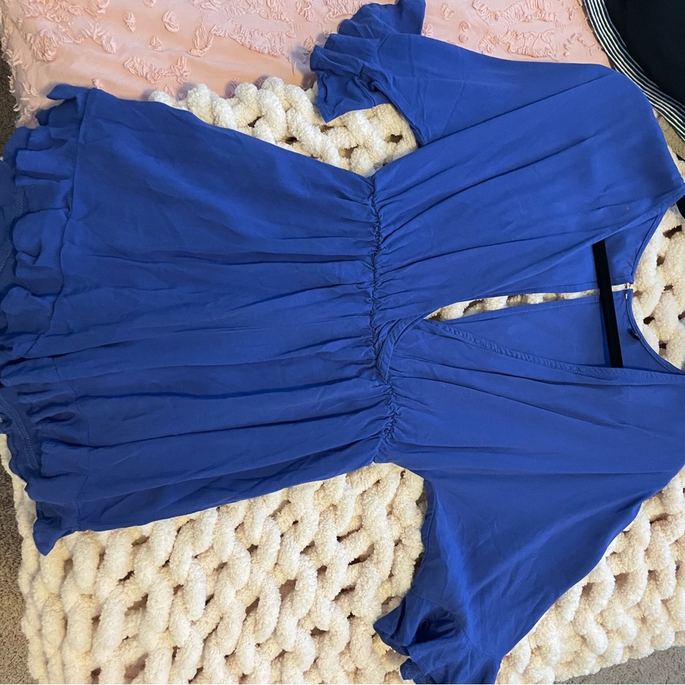 Blue romper